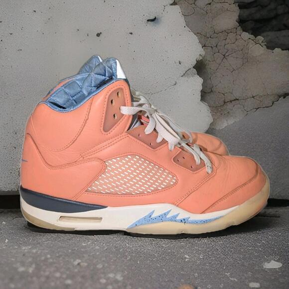 Nike Air Jordan 5 DJ Khaled Crimson Bliss Mid Sneakers Men Size 13 DV4982-641